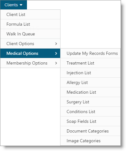 Client_Menu_Medical_submenu