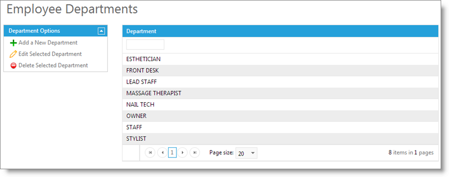 EMPdepartmentList